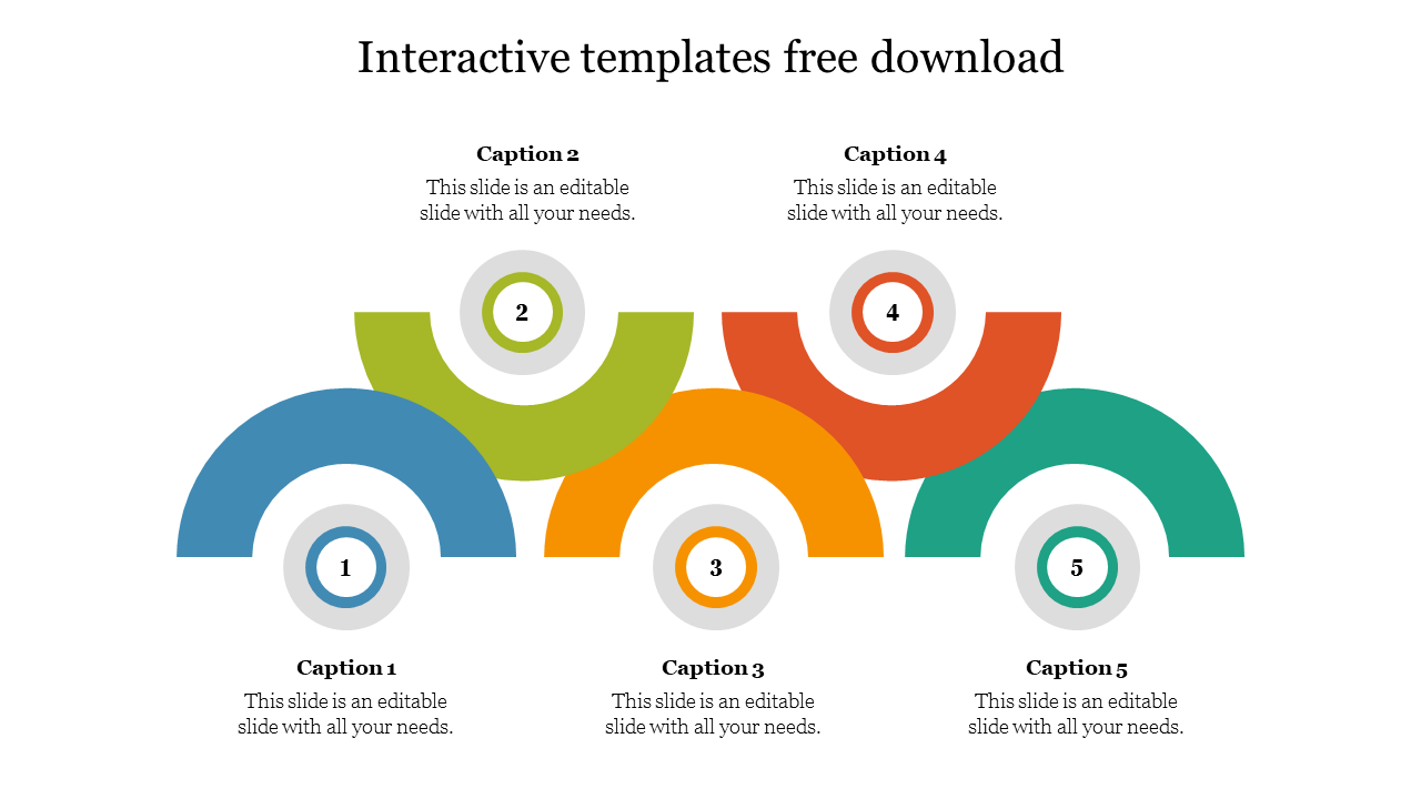 Free - Use Interactive Templates Free Download Slide Template